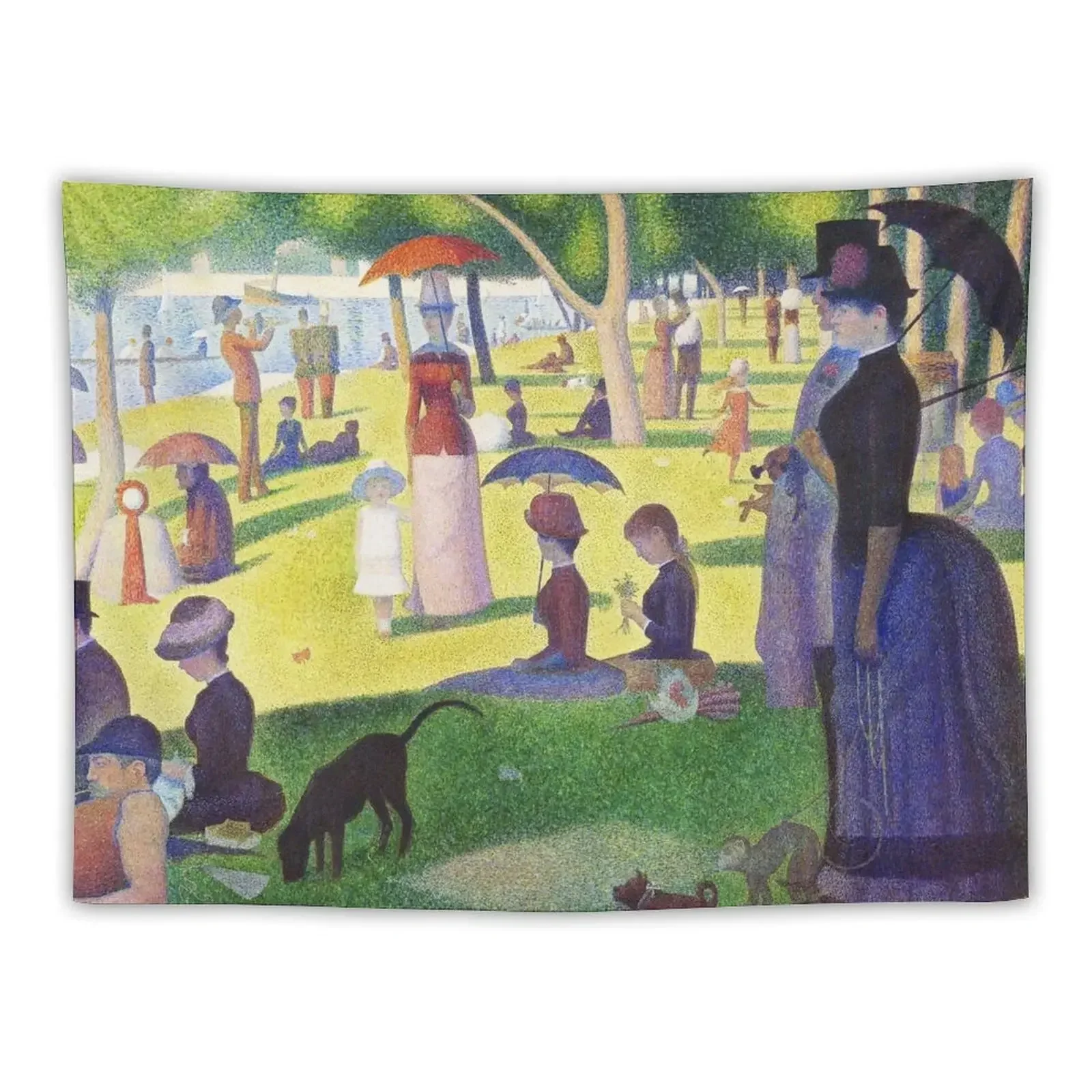 A Sunday on La Grande гобелен жатте-Жоржа савре домашний декор комнатный корейский стиль