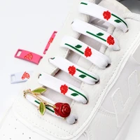 young mens and womens shoelaces printed heart pattern flat shoe laces for sneakers precision weaving af1 accessories shoe rope