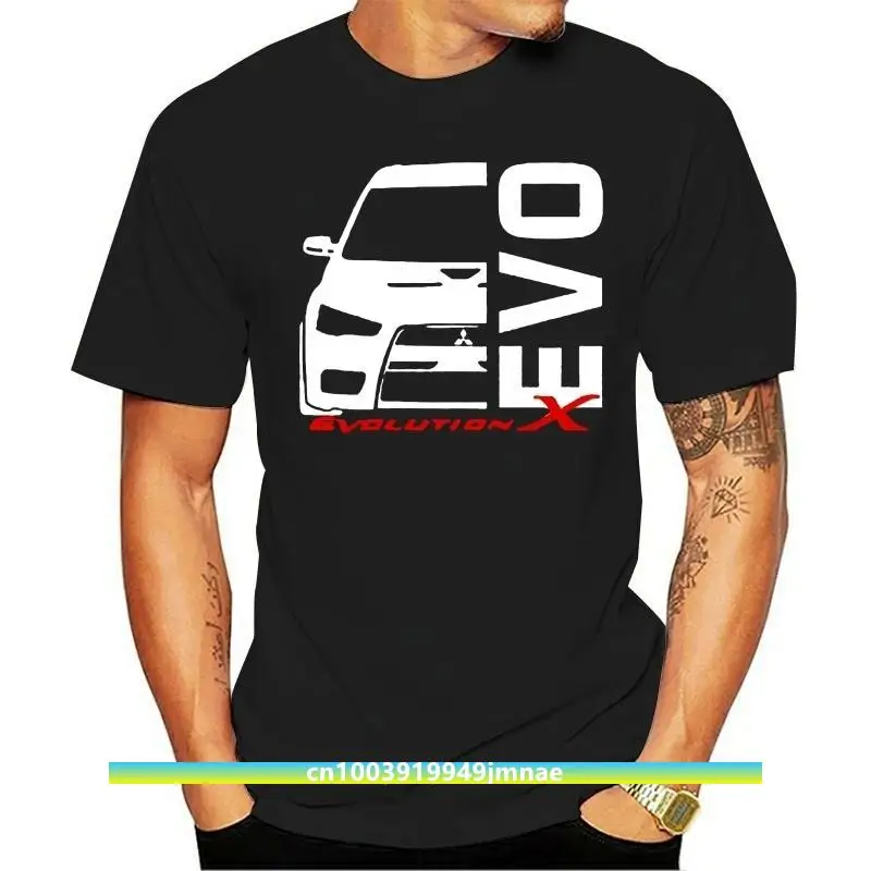 

EVO X 10 Lancer Evolution T shirt men cotton tshirt summer brand teeshirt euro size