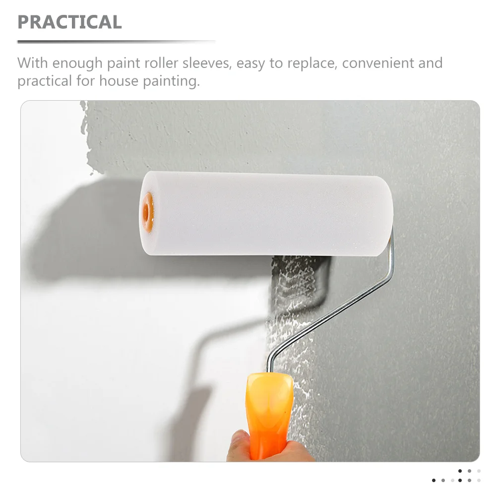 10 шт. валик для рисования кисть пенопластовые валики ворс стен губчатые рукава