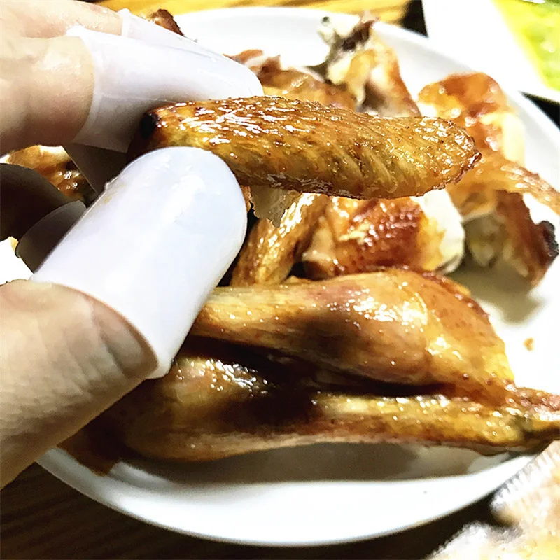 

5 шт., силиконовые колпачки для пальцев, защита пальцев, устойчивые к высоким температурам, нескользящие перчатки для пальцев, перчатки для з...