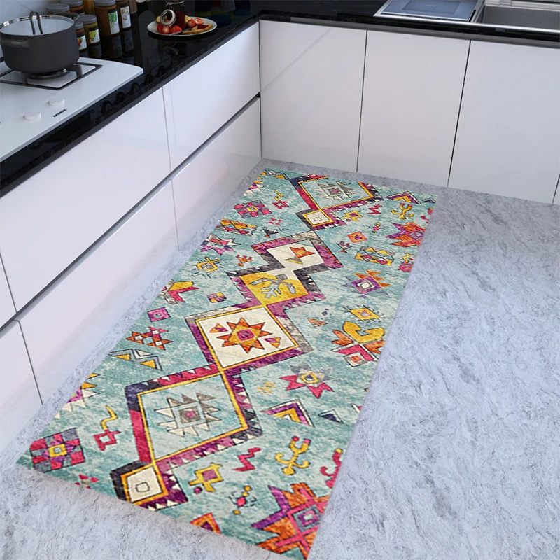 

Mesa Pattern Carpet Rugs Floor Non-Slip Tapices Kitchen Door Foot Mat Living Room Decoration Home Decor