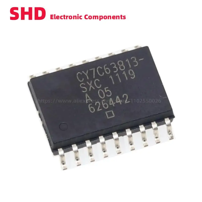 

5PCS CY7C63813-SXC CY7C63813 SOP-18 SMD Low-Speed USB Peripheral Controller IC