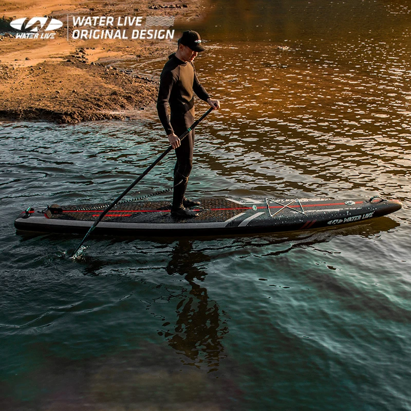 WATERLIVE ZHUMO 12 футов 6 &quotx 29&quot x &quotнадувная дорожная доска для серфинга