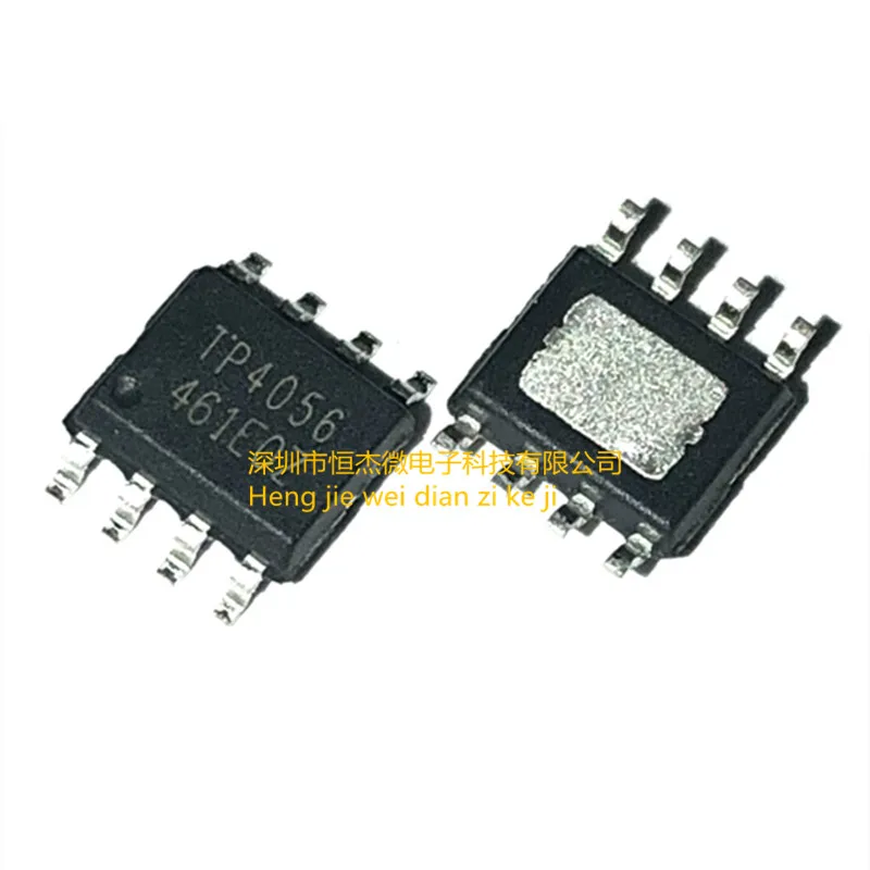 

10PCS/ New original genuine TP4056 4056E 1A linear lithium-ion battery charger chip SOP-8