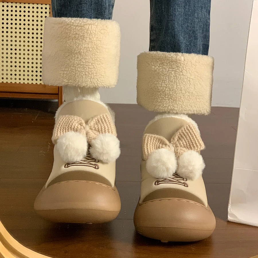 Сапоги в стиле Лолиты женская обувь австралийские ботинки зимняя 2024 с