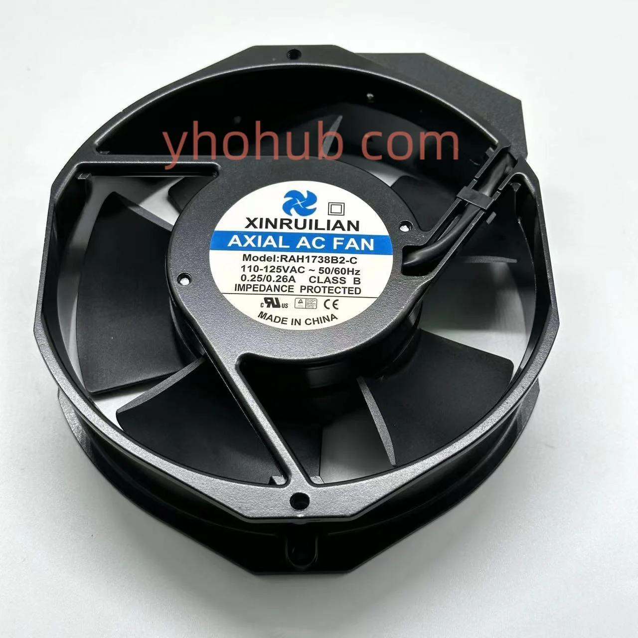 Xinruilian RAH1738B2-C AC 230V 0.26A 172x150x38 мм 2-контактный Вентилятор охлаждения сервера