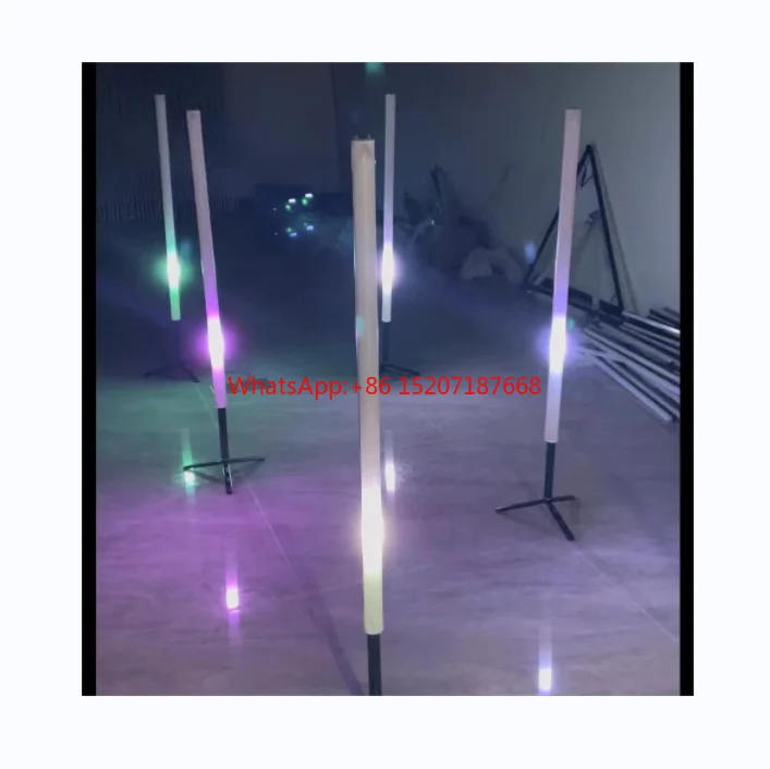 Сценические светильники полноцветная беспроводная светодиодная трубка 1 м