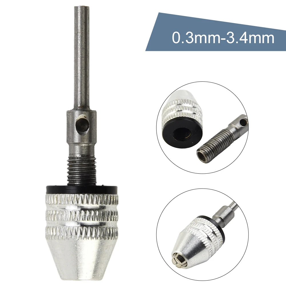 

1pcs Drill Chuck 3mm Shank Diameter Round Shank Rotary Power Tools Accessories For Electric Grinder Engraving Machine