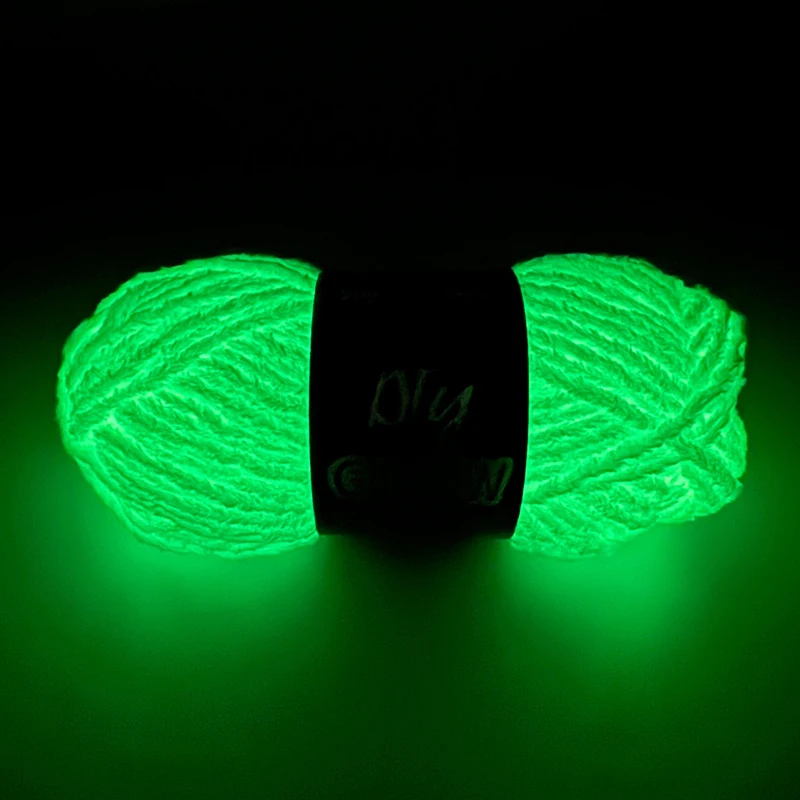 Luminous Mystical Yarn Unisex Ręcznie dziany poliestrowy materiał tekstylny do majsterkowania i świątecznych prezentów