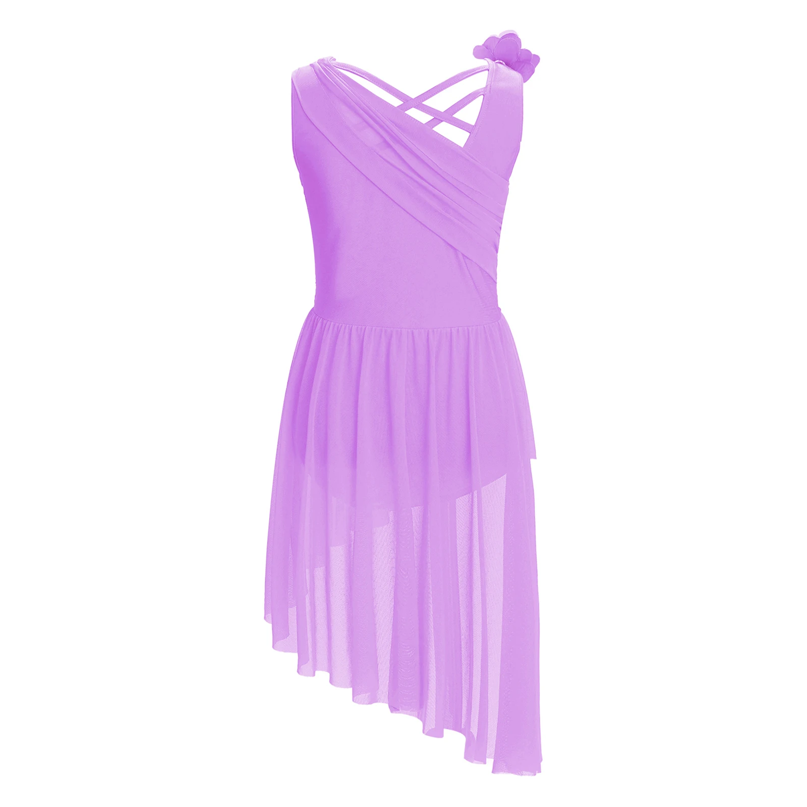 Детское современное лирическое танцевальное платье с блестками для девочек