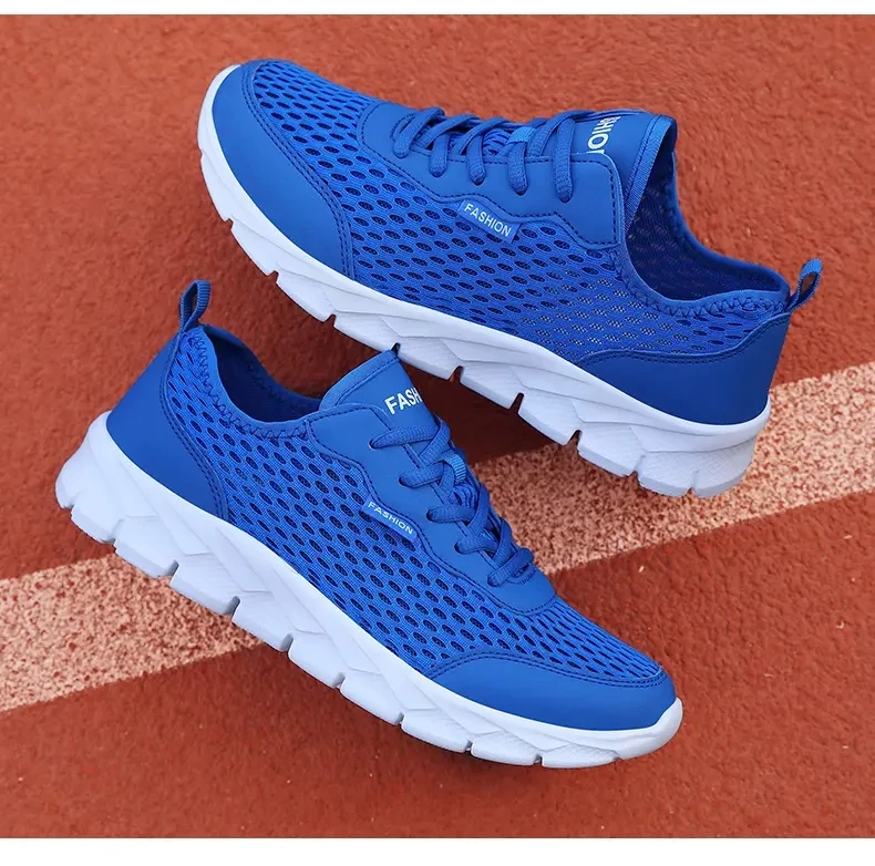 

Новинка 2022, летняя мужская обувь, дышащие легкие дешевые сетчатые мужские повседневные туфли, пляжная обувь для воды, летние мужские кроссо...