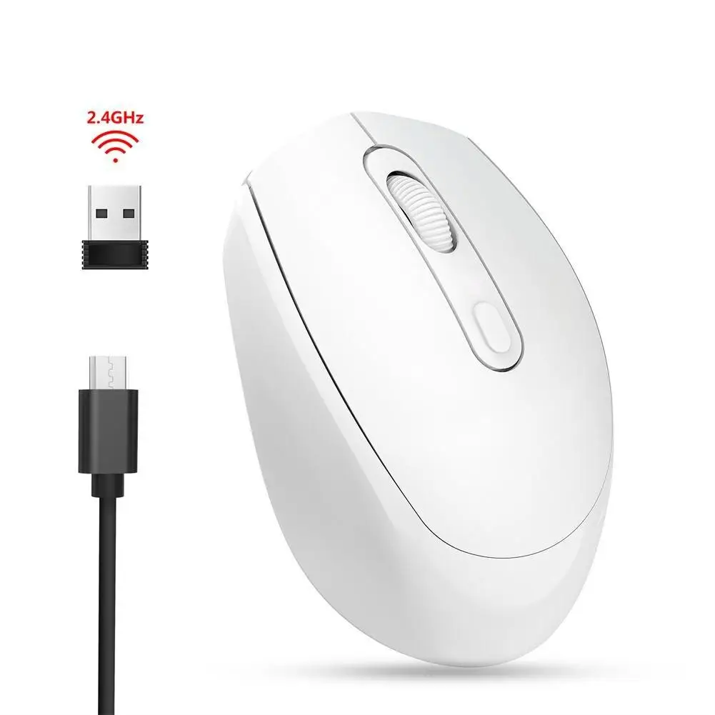 

2.4G Wireless Mouse Bluetooth Rechargeable Mouse Wireless Computer Silent Mause LED Backlit Ergonomic Gaming Mouse For Laptop PC