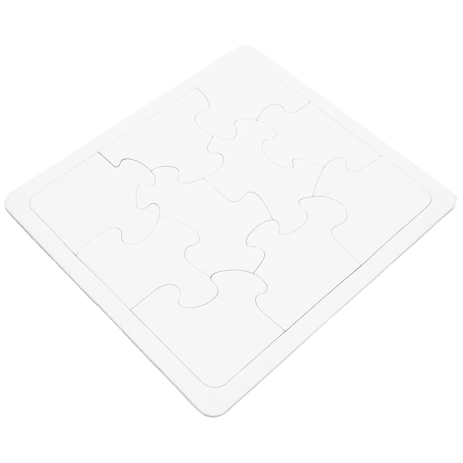 

4pcs Blank Puzzle Pieces DIY Graffiti Puzzle Sublimation Paper Blank Puzzle