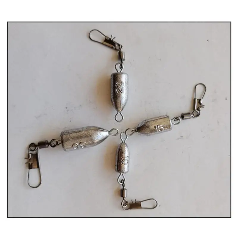 

Pole Lead Pendant Silver Bullet Type Low Resistance Portable Anti-wrapping Fishing Gear Pole Lead 20g Smooth Fishing Accessories