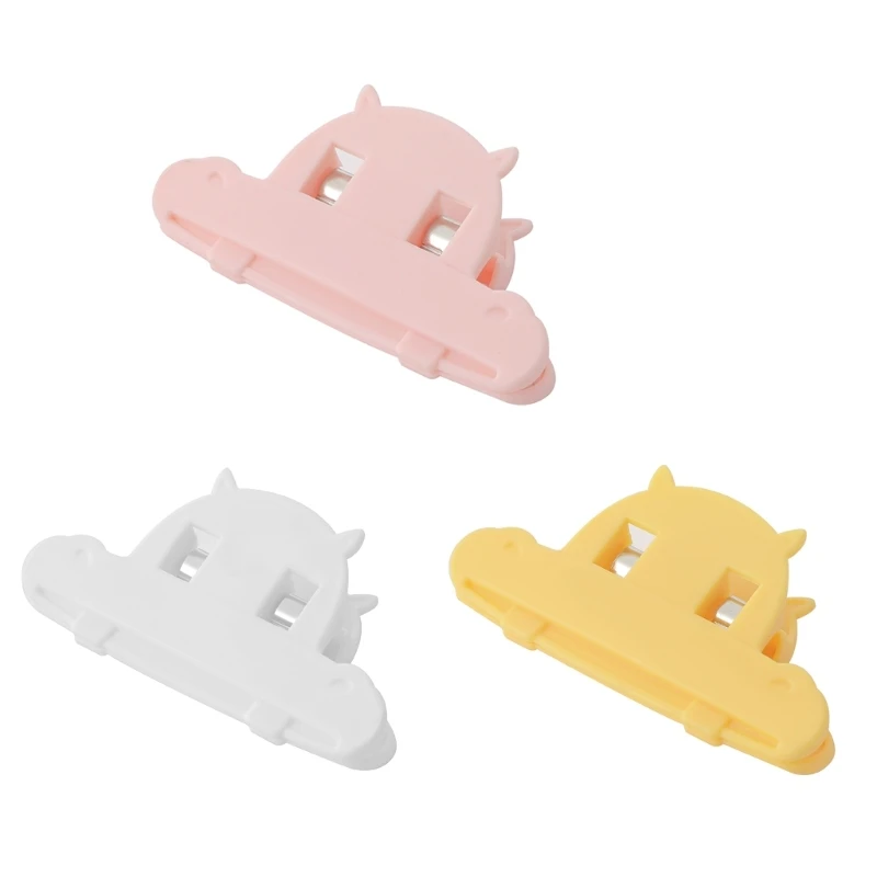 

K1MF 5pcs Food Sealing Clips Fixing Clamps Sealing Bag Practical Tool Accessories for Small Snacks Candy Bag Sealing Supply
