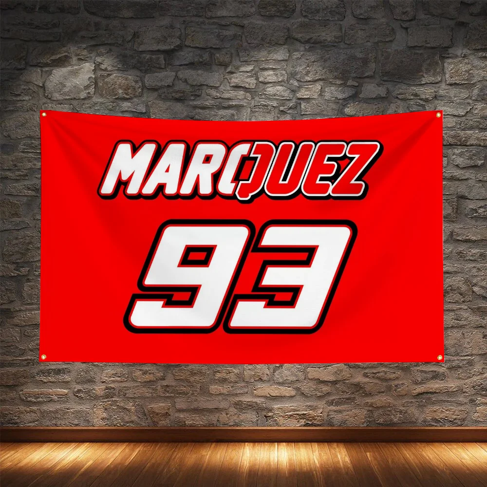 Декоративный флаг марки М-класса Marc Marquez 93 для дома и сада идеально подходит