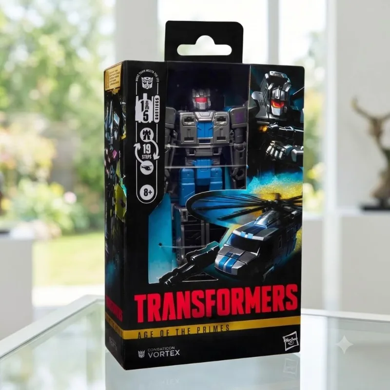 Фото Коллекционная фигурка Hasbro Transformation Power Of The Primes Deluxe Class Vortex Bruticus, подарок на день рождения №3