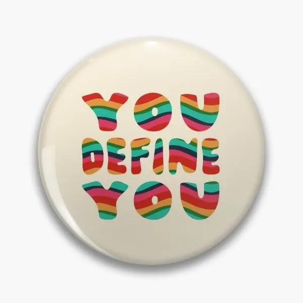 

Мягкая булавка для пуговиц You Define You, милая романтичная модная булавка для лацкана, креативная металлическая бижутерия, воротник, декоративная одежда