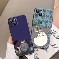 japan anime totoro miyazaki phone case for apple iphone 13 12 11 pro 12 13 mini x xr xs max se 6 6s 7 8 plus silicone cover