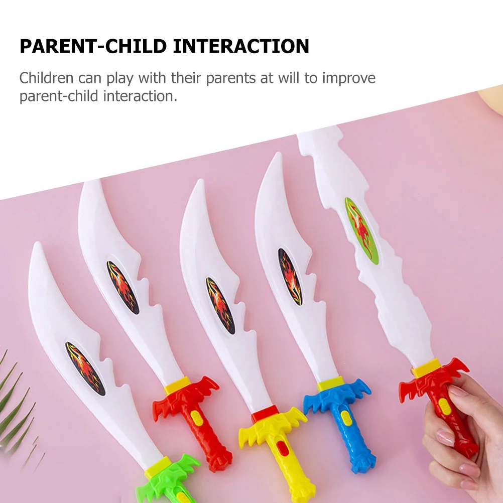 12 шт. игрушечный электронный светящийся меч игрушки для малышей со светом ABS