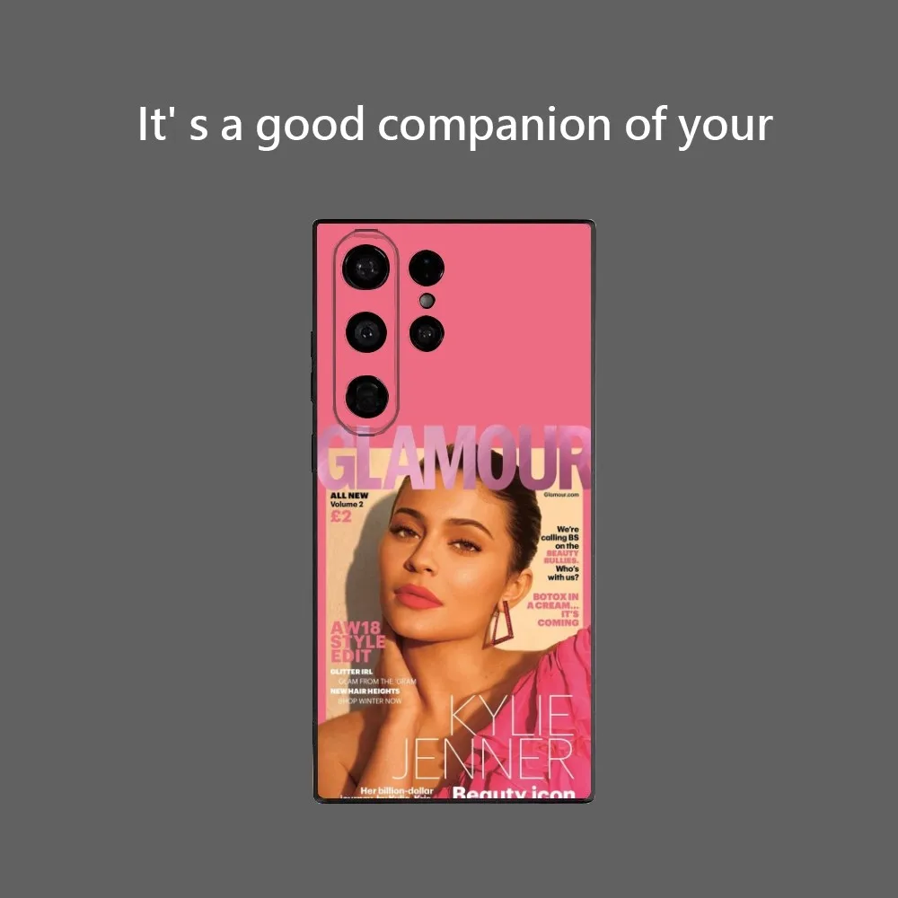 K-kylie J-jenner чехол для телефона с ремешком Samsung Galaxy S25 Ultra S22 S23 S24 S21 S20 5G защитный мягкий