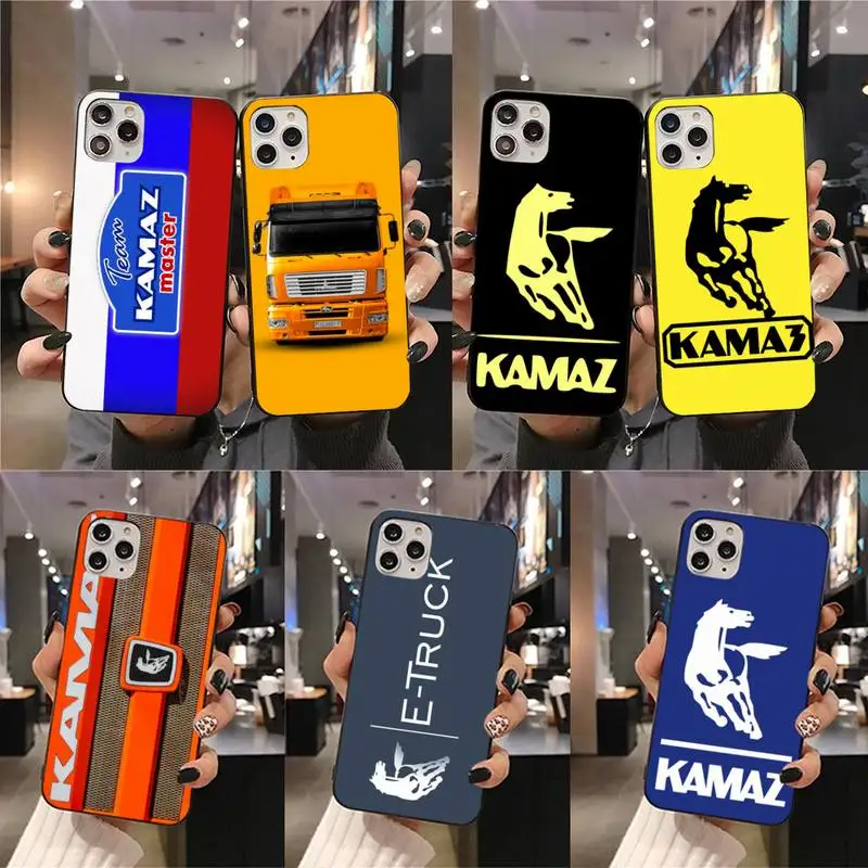 

Kamaz Trucks Logo Phone Case For iphone 13 12 11 Pro Mini XS Max 8 7 Plus X SE 2020 XR cover