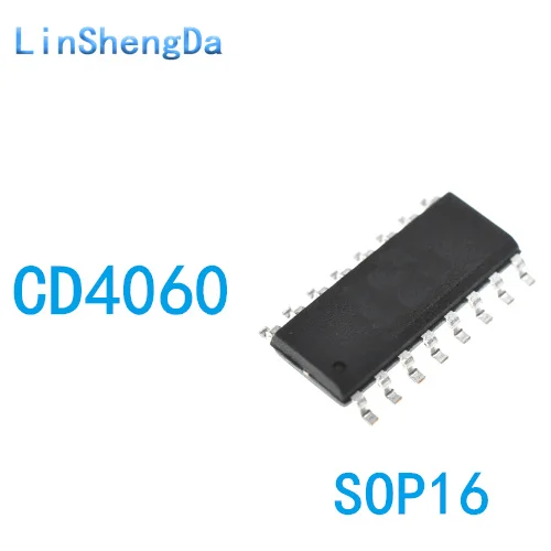 

10 шт. CD4060 CD4060BM чип чипа бинарного счетчика SOP16