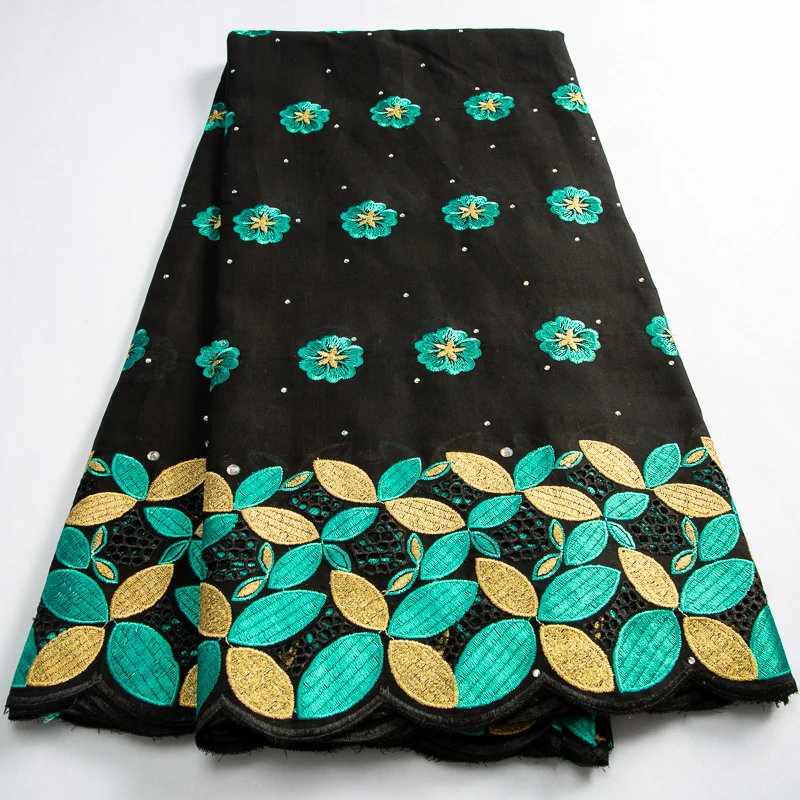 

Zhenguiru Lafaya Cotton Lace Fabric Embroidery African Nigerian Swiss Voile Lace Fabric 2023 Women Dress for Wedding Party A3444