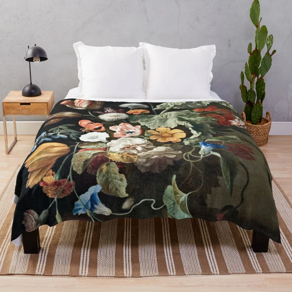 

Пушистое одеяло, теплое уютное одеяло из шерпы с леопардовым принтом для Рэйчел руиша-Натюрморт с цветами, плед-одеяло