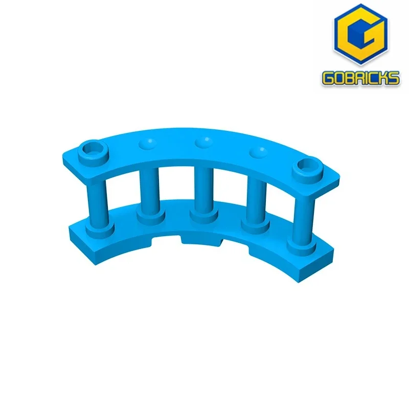 

Gobrick GDS-880 забор 4x4x2 четверть круглый шпиндель с 2 шпильками совместимый с lego 30056 DIY образовательные строительные блоки