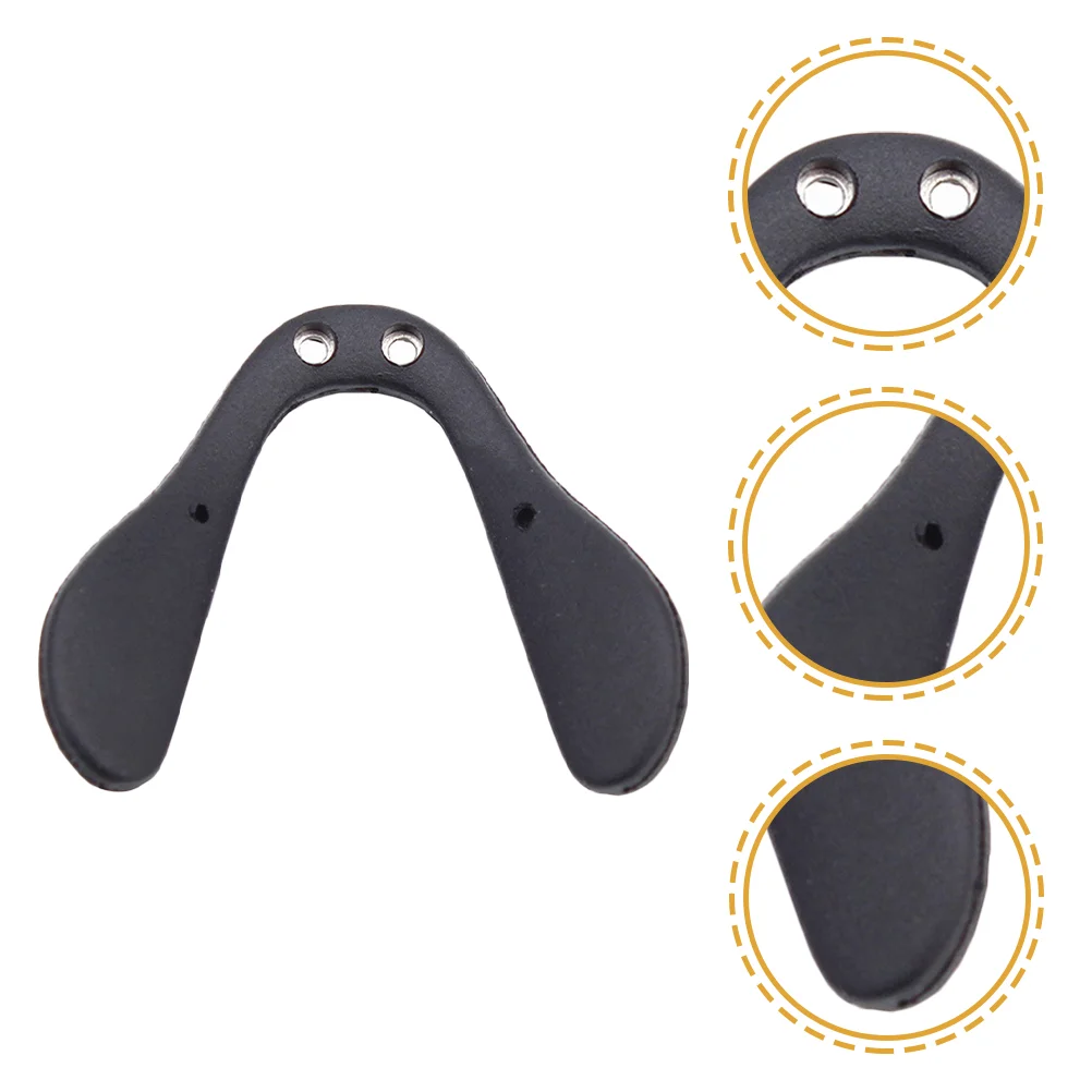 

3 Pcs Eyeglasses Nose Pads Support Kickstand Kids Bike Silicone Cycling Sunglass Adjustable