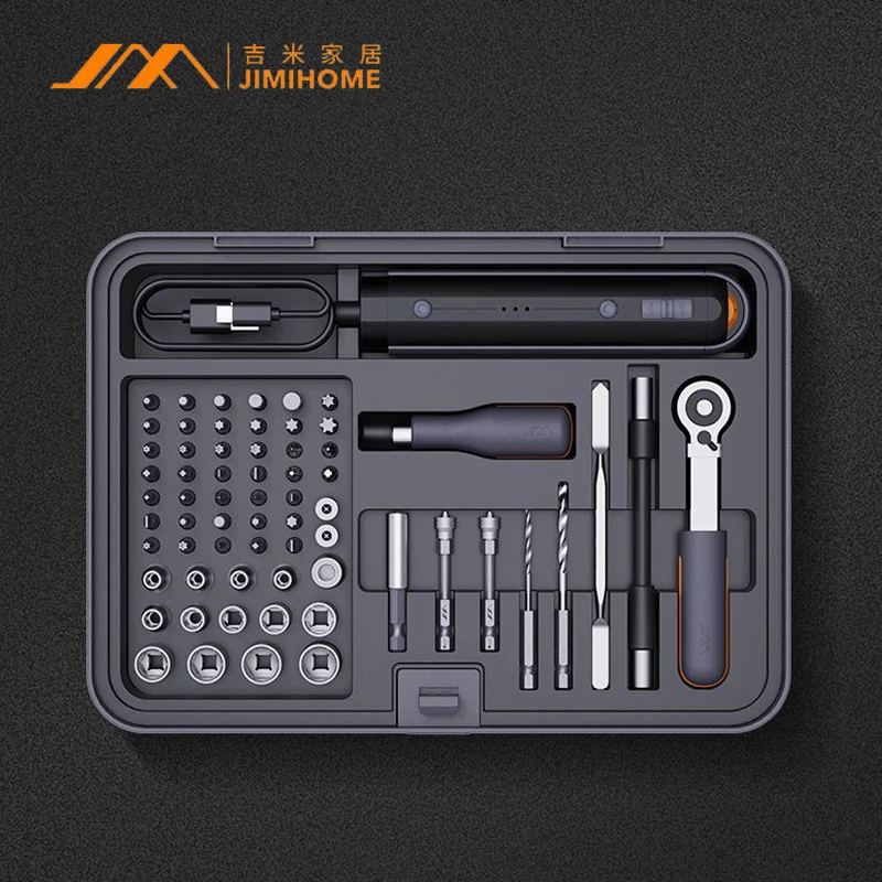 

Xiaomi JimiHome Electrician Tools Set Electric Screwdriver Bits Socket Ratchet Wrench Household Multi-functional Maintenance Kit