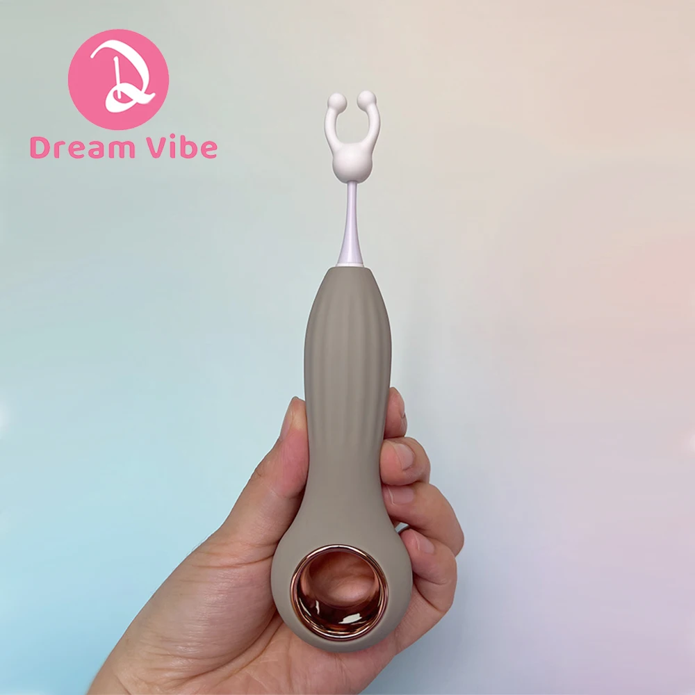 Buzz - Вибратор The Point от Dream Vibe два насадки для 3-стороннего развлечения 10 мощная
