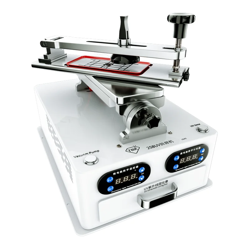 

TBK-258 UV Curing Lamp Box Middle Frame LCD Glass Separating Machine Phone Repair For Samsung Curved Screen Separator
