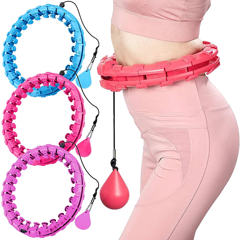 

30 Section Smart Weighted Sport Hoops Abdominal Thin Waist Exercise Detachable Hoop Massage Fitness Circles Training Weight Lose