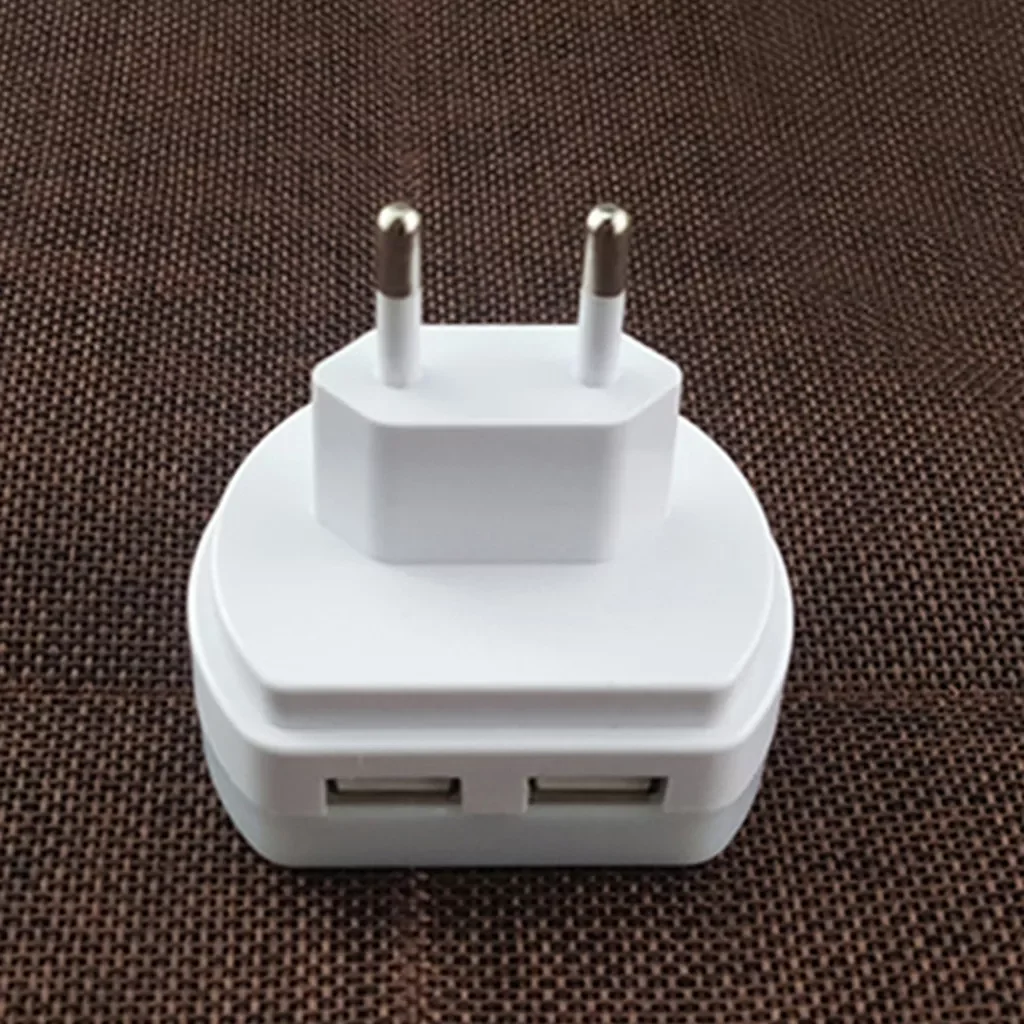 

Night Lights With Dual USB Port Charger Sensor Light Control Bedroom Wall Lamp Home Emergency Lights EU/US Plug Socket Lamps