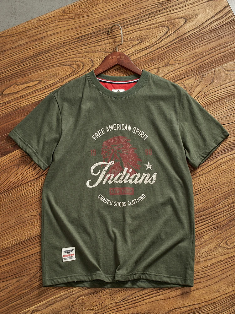 Мужская футболка Iceupsnow летняя хлопковая