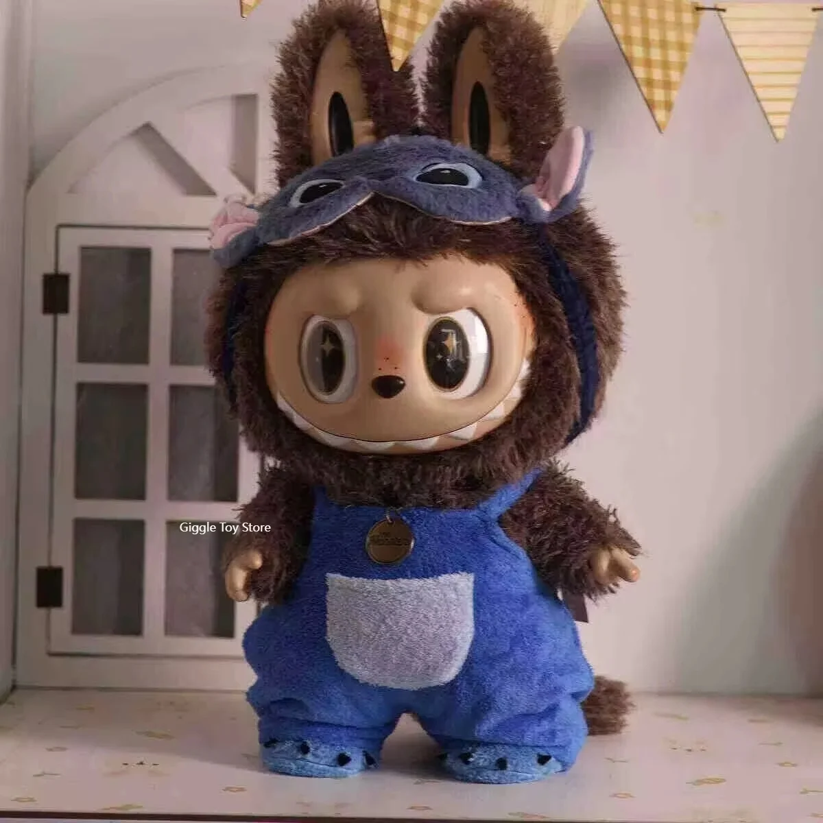 Оригинальная милая одежда Zimomo из ткани Labubu 58 см красивые брюки с крутым ремешком