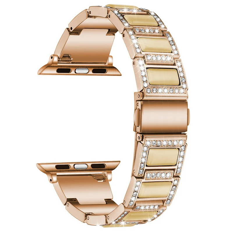 Metal Strap For Apple watch Ultra 8 7 49mm 45mm 41mm Diamond Woman Wristband For iwatch 6 5 4 3 SE 44mm 42mm 40mm 38mm Correa