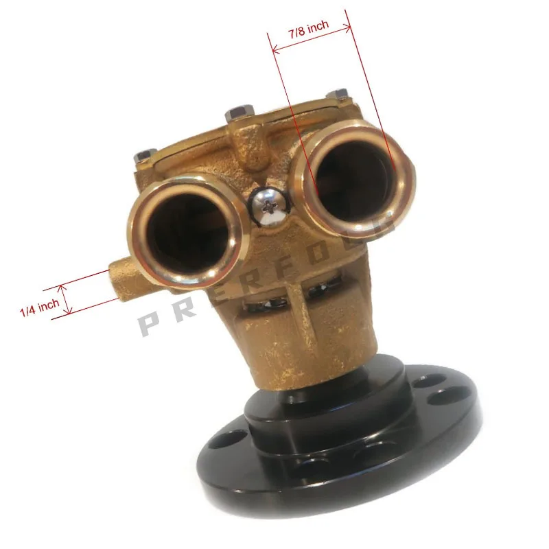 Для двигателей Volvo Penta OMC V8 сырой водяной морской насос бронзовое крепление