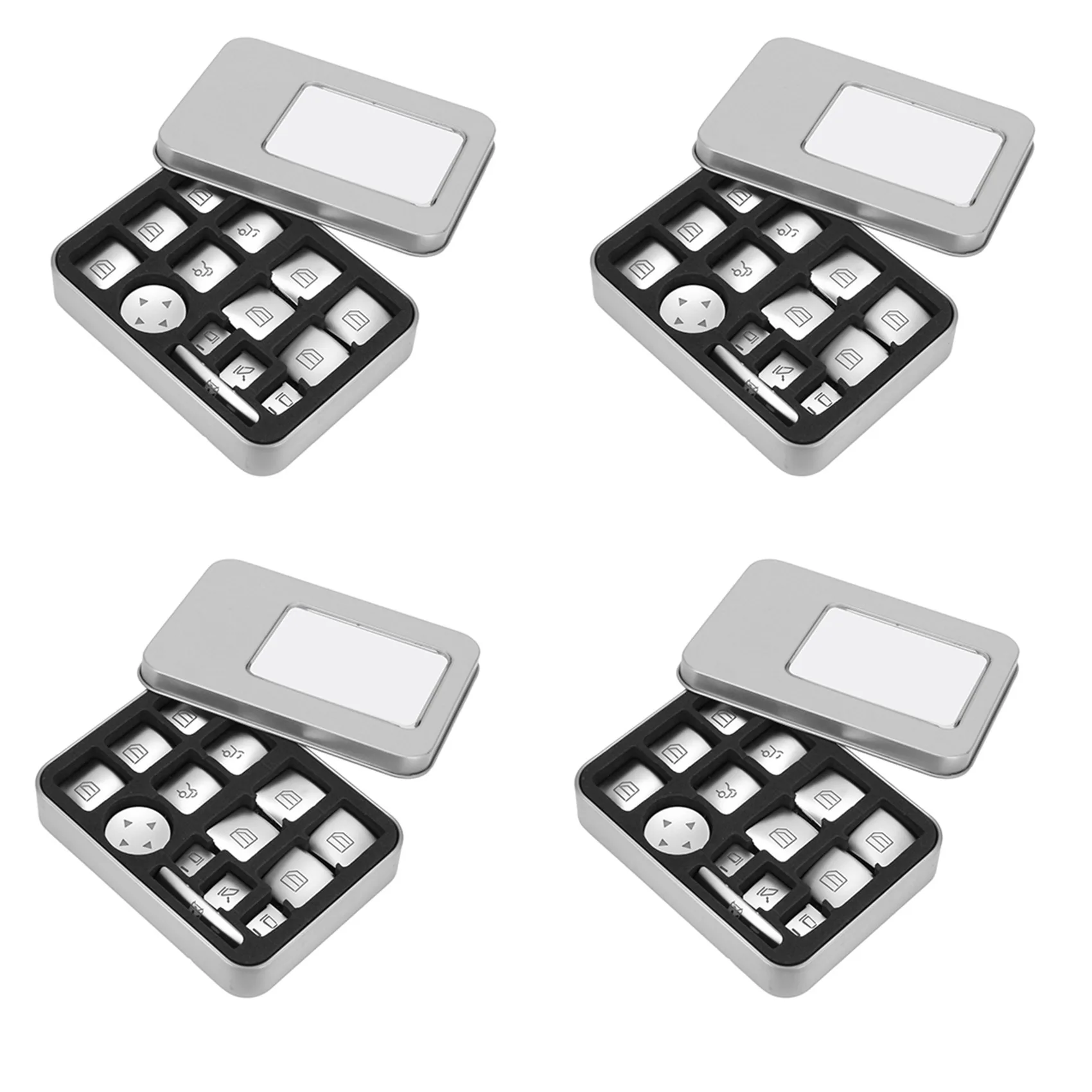 

56 шт., наклейки на кнопки подъема стекла автомобиля Mercedes B C E Gla Cla Gl Ml Gle Class