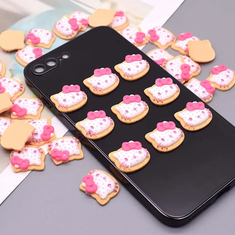 

20Pcs Cartoon Cat Flat Back Planar Resin DIY Kids Hairpin phone case refrigerator Patch Crafts Materials Scrapbook Arts Patch