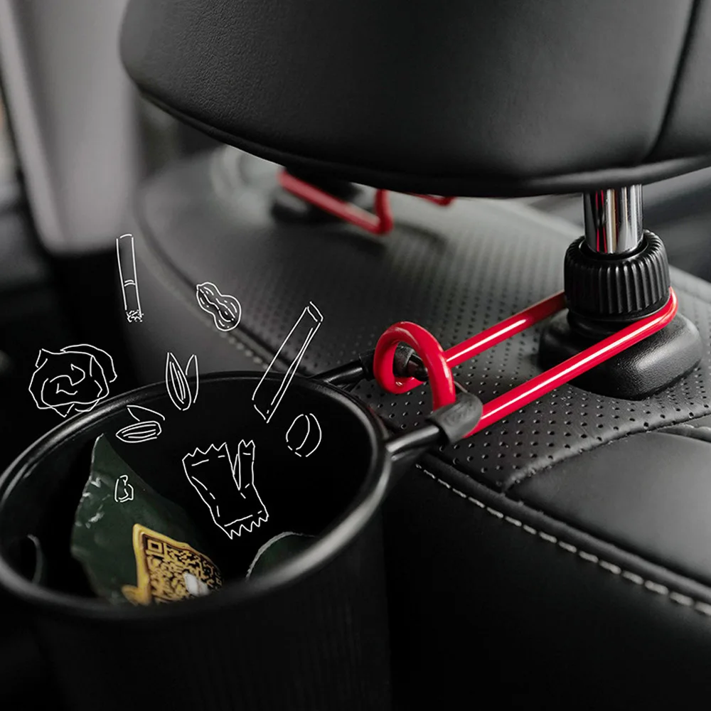 

Universal Seat Back Organizers Car Headrest Bag Hangers Strong Durable Auto Back Seat Storage Hooks Creative Alloy Car Hook