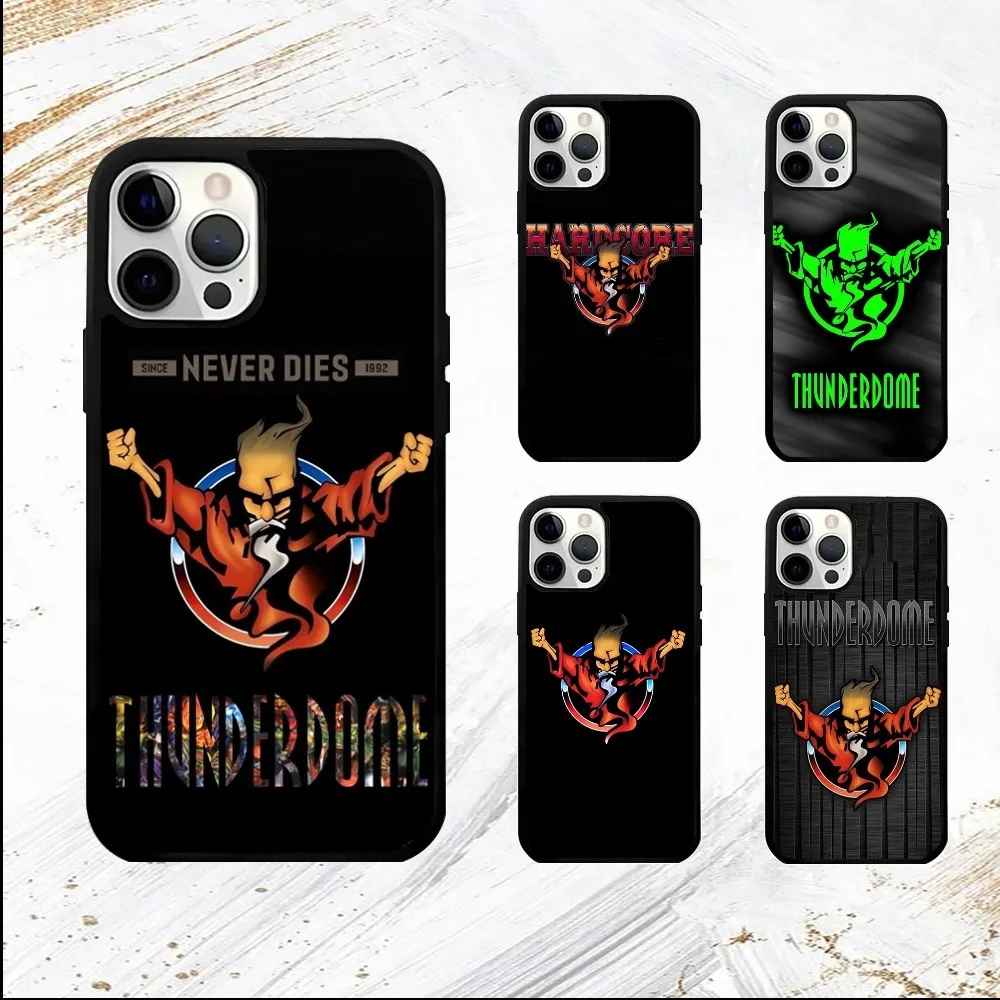 Чехол для телефона T-Thunderdome H-Hardcore iPhone 16 15 14 13 12 11 Pro Max Plus мини-ПК модный зеркальный