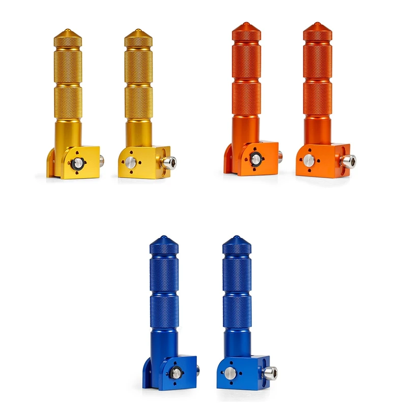 90 Degree Folding Foot Pedals Motorcycle Rearset Footrests Rest Pegs Pedal For Yamaha Honda Suzuki Modified