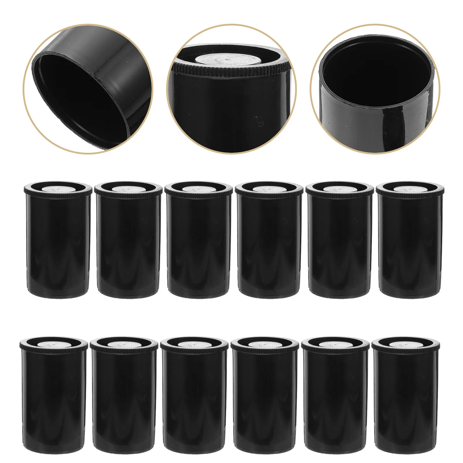 

36 Pcs Film Roll Case Film Box Storage Plastic Container Empty Canisters Containers Camera Reel Fish Hook