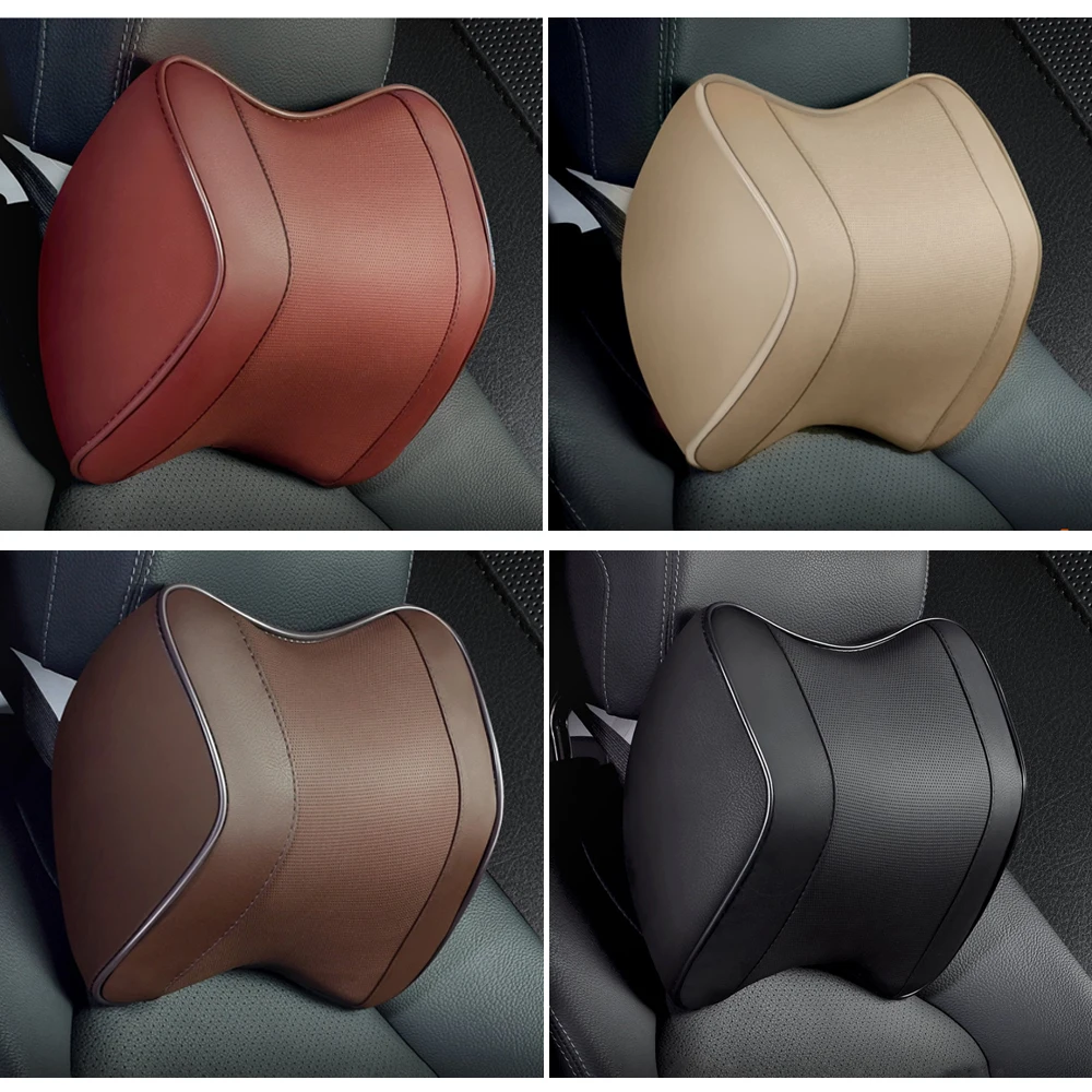

Car Neck Headrest Pillow Car Accessories Cushion Auto Seat Head Support Neck Protector Automobiles Seat Neck Rest Memory Cotton
