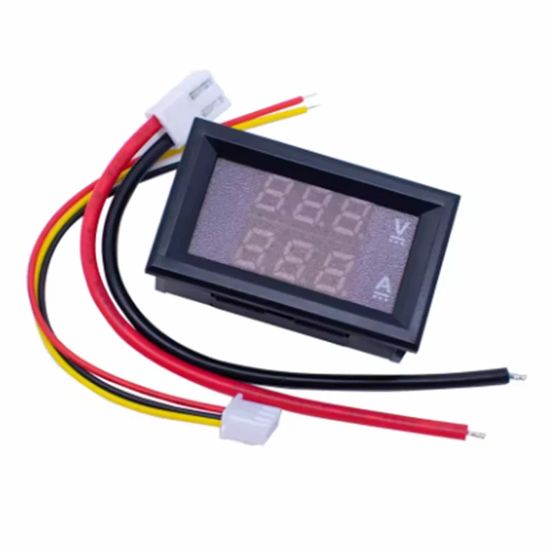 Цифровой вольтметр постоянного тока 0-100 В 10 А амперметр двойной дисплей детектор