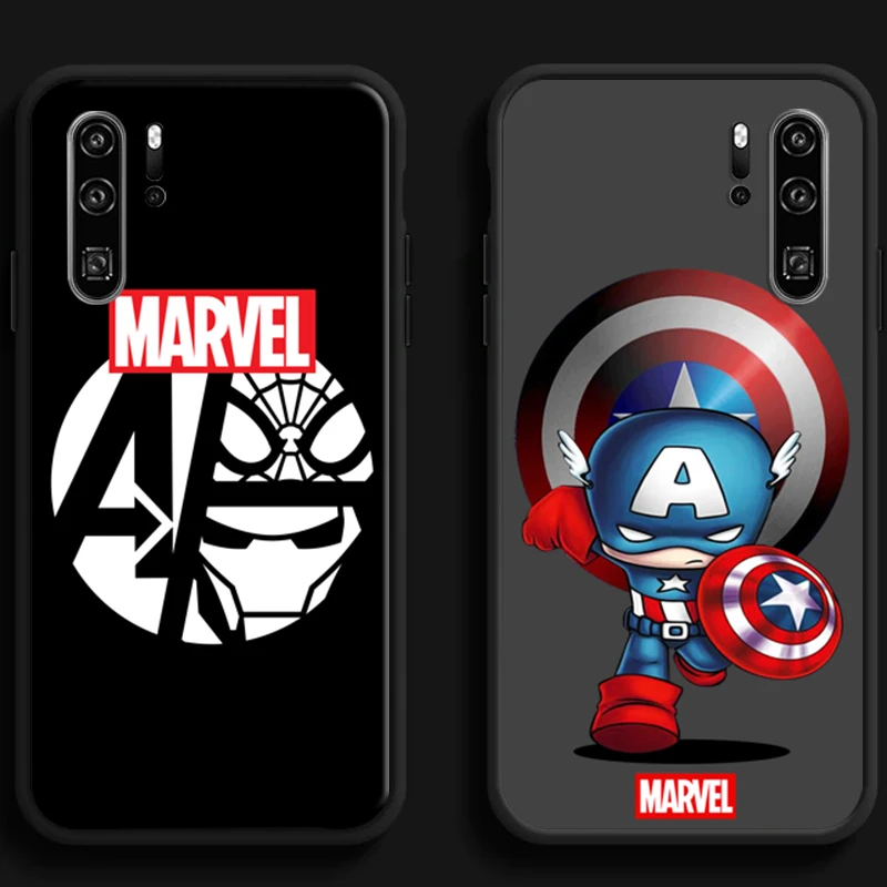 

Marvel Avengers Phone Cases For Huawei Honor Y6 Y7 2019 Y9 2018 Y9 Prime 2019 Y9 2019 Y9A Soft TPU Back Cover Coque